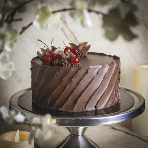 Torta Panqueque Chocolate Guinda